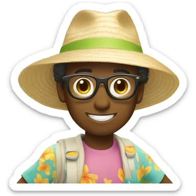 summer vacations sticker