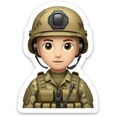 military special uniform sticker