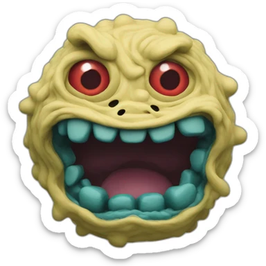Matiss Sartoyo plasticine monster sticker