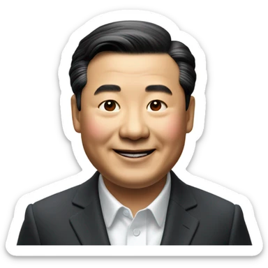 Xi Jinping is happy sticker
