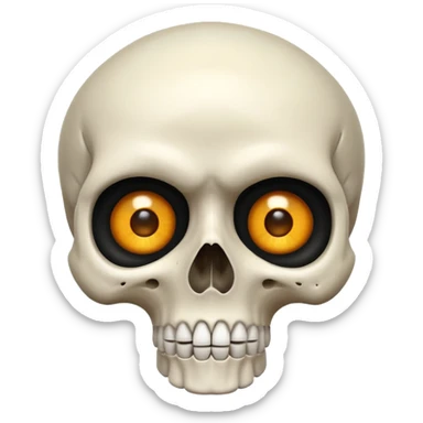 Combine these two 💀🤯 like a shocking skull like some people use in edits  sticker