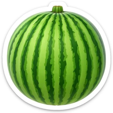 whole watermelon sticker