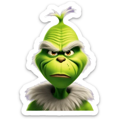 The grinch sticker