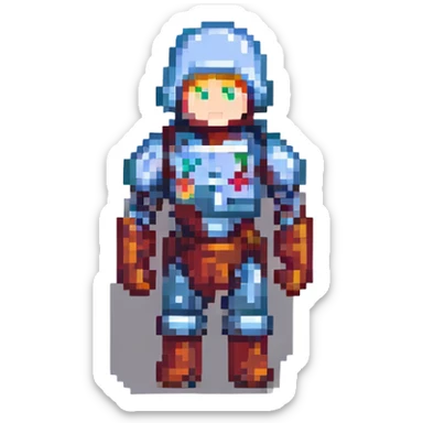 iron simple and iconic sticker