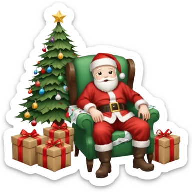 vygeneruj mi depresivne vianoce sticker