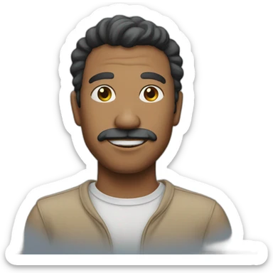 Man who says « mon pied » sticker