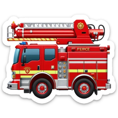 Fire Engine - Pierce Enforcer Pumper (Model Year: 2021) (Iconic colour: Red) sticker
