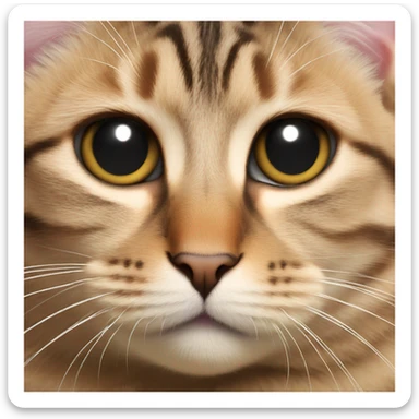 Cat emoji with a questioning look and a question mark above its head sticker