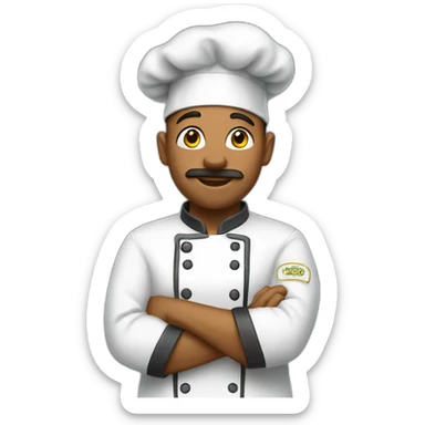 Chefs kiss pinch fingers sticker