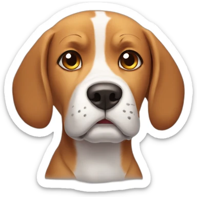 cute-beagle-whining sticker