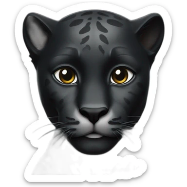 black panther sticker