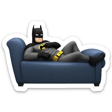 batman relaxing sticker