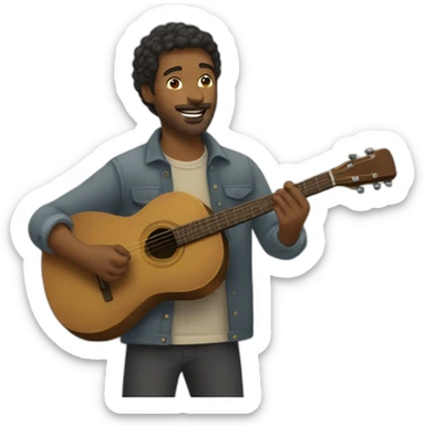 man arrangements folk song sticker