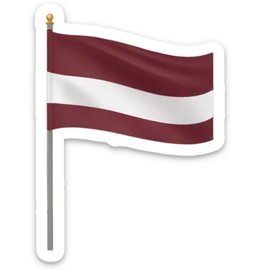 Latvian flag with muslim  sticker
