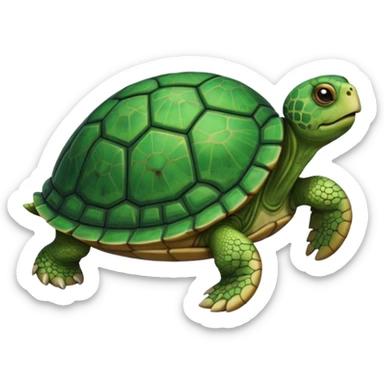 très vieille tortue sticker