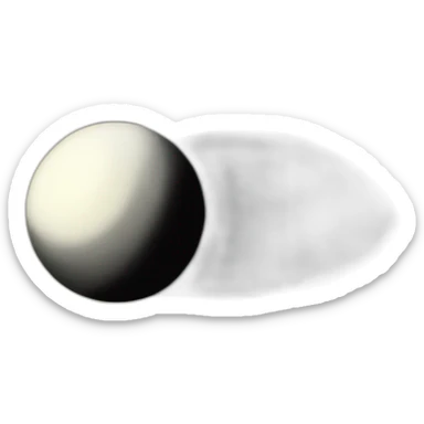 shadows sphere sticker