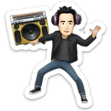 john-cusack-holding-boombox-overhead sticker