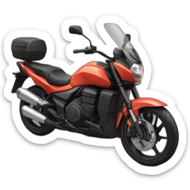boost on a two-wheeler ride hailing app sticker