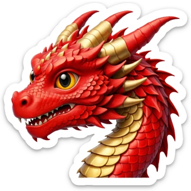 ojo de dragon sticker