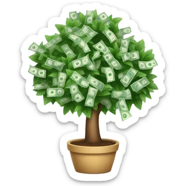 money tree sticker