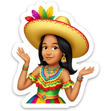 Joyful Reveler sticker