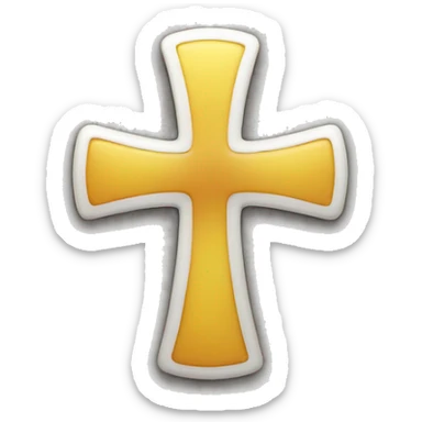 Orthodox cross sticker