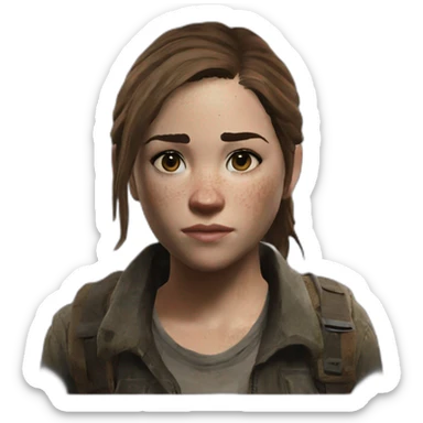 Ellie Williams the last of us part 2 sticker