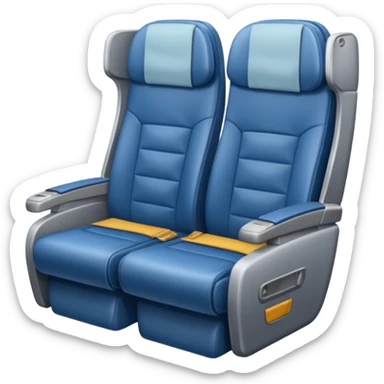 first class plane seat sticker