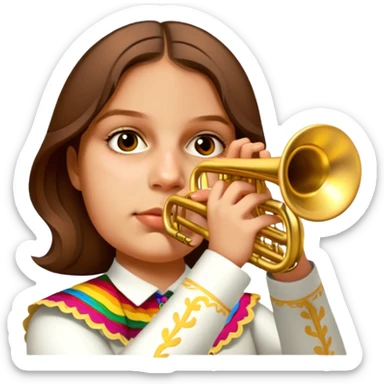 Mariachi Trumpet Player sticker