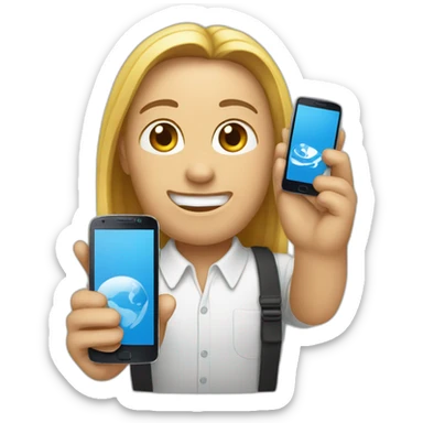 Un iPhone qui tue un Samsung sticker