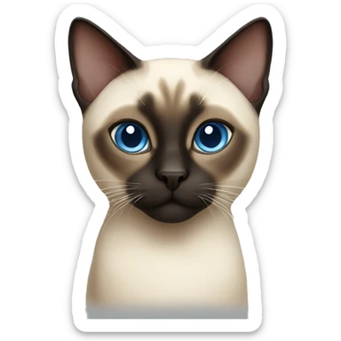  siamese cat sticker