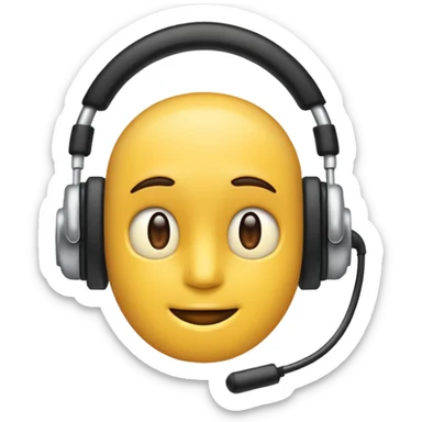 Белые наушники на них бантики в низу без девочки sticker