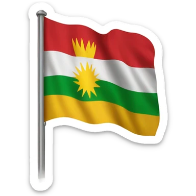 Kurdistan flag emoji sticker