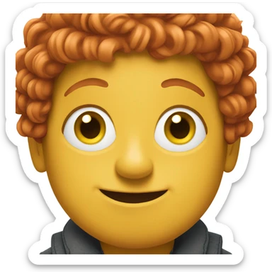 minion with ginger hair sticker