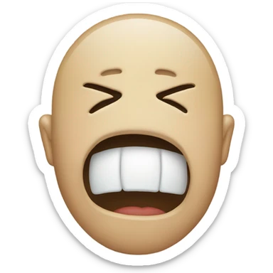 crying face who is dead inside  sticker