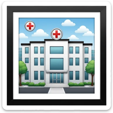 Hospital sticker