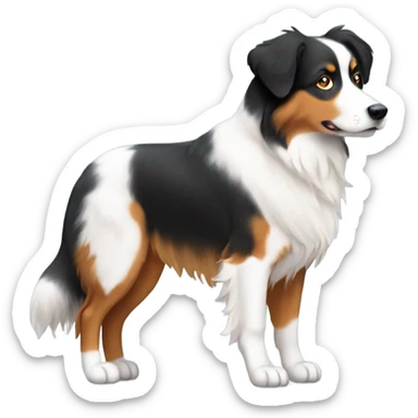 australian shepard with no tail sticker