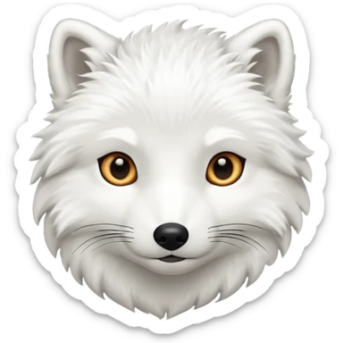 arctic fox sticker