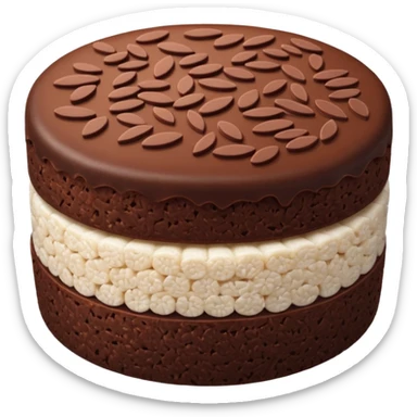 chocolate rice cake sticker