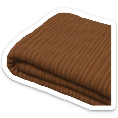 Brown aesthetic blanket  sticker