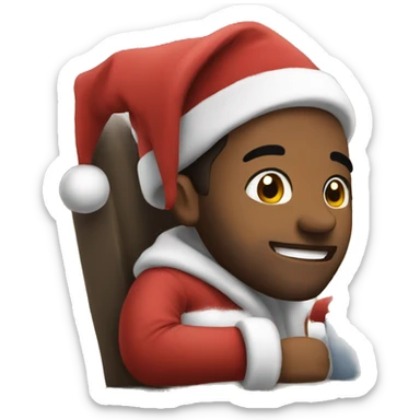 cozy christmas sticker