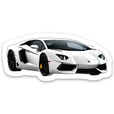 Lamborghini aventador 2040 sticker