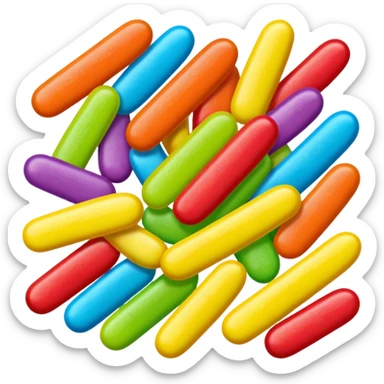 Mike and Ike's candy. sticker