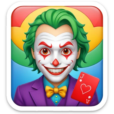 joker card sticker