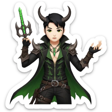 jinu from kpop demon hunters sticker