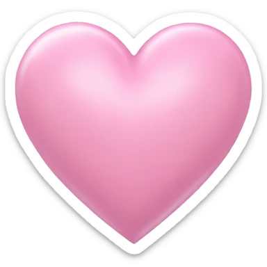 pastel pink glossy heart pastel sticker