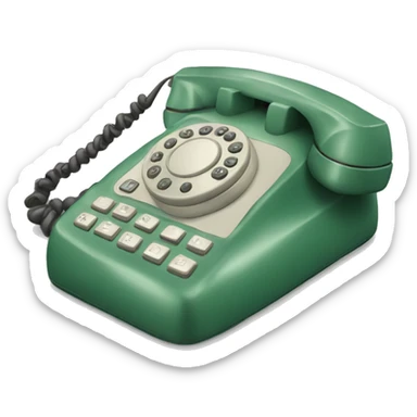 Old phone sticker