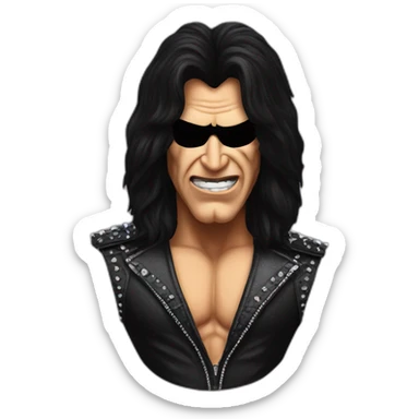 Gene Simmons from KISS sticker