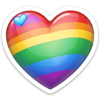 lgbtq heart love sticker