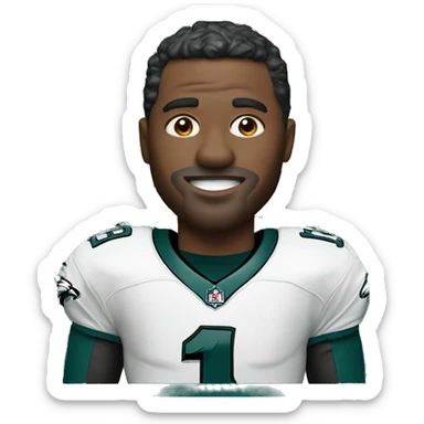 Philadelphia Eagles fan sticker